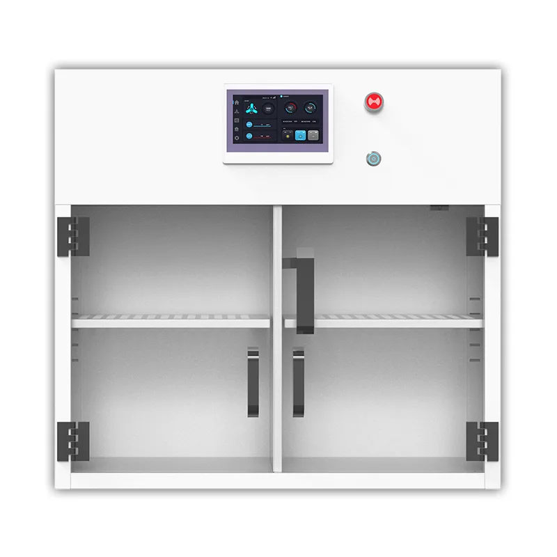 Gabinete de acero para almacenamiento de medicamentos con filtro HEPA