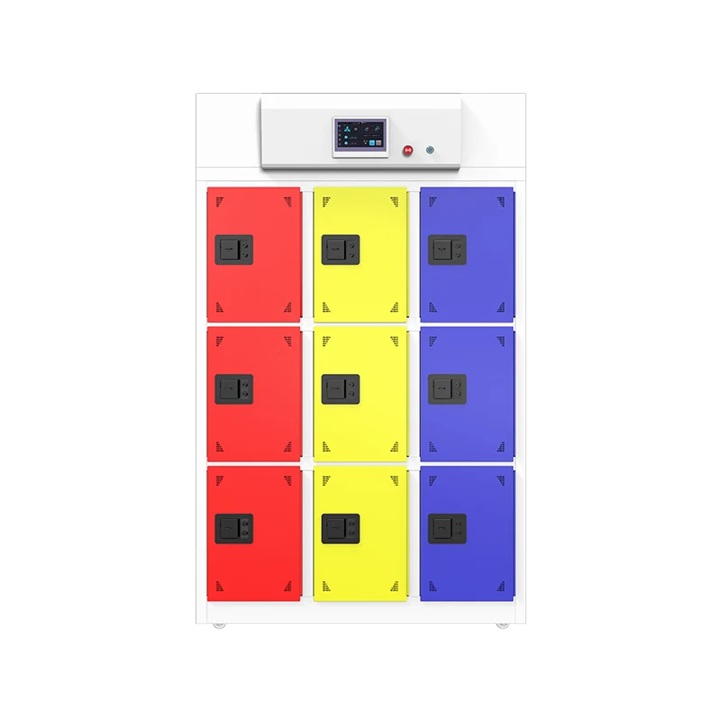 Gabinete de almacenamiento químico de dosis pequeñas para gases pequeñas que purifican gases de nueve puertas