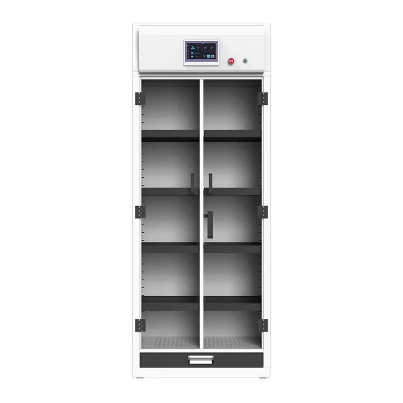 Gabinete de acero para almacenamiento de medicamentos autolimpiante